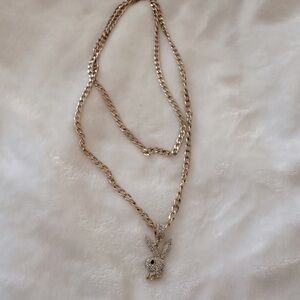 PLAYBOY Double Chain Necklace